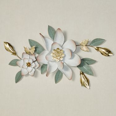 Magnolia Grace Wall Topper Antique WhiteImage