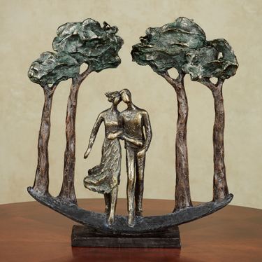Through the Years Table Sculpture BronzeImage