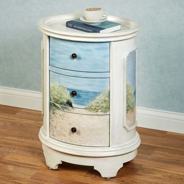Ocean View Side Cabinet BlueImage