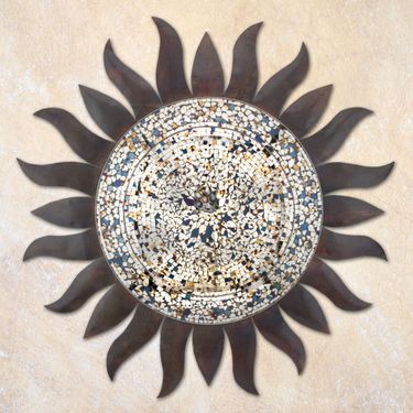 Eliana Sun Wall Sculpture Multi EarthImage