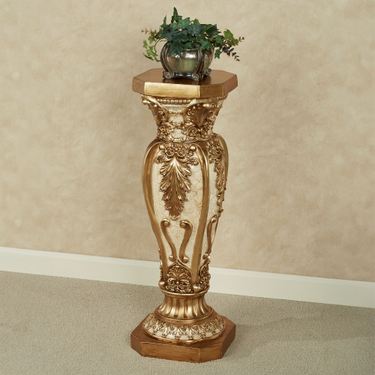 Arellia Column Pedestal Gold/IvoryImage