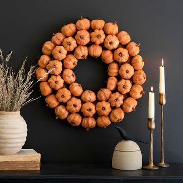Pumpkin Wreath OrangeImage