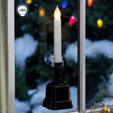 Hampton LED Window Candle BlackImage