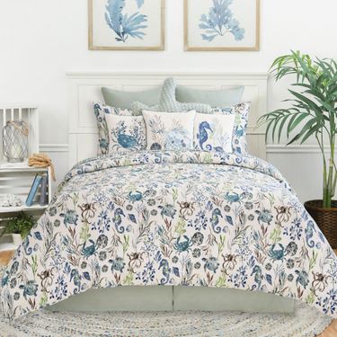 Crescent Bay Mini Quilt Set BlueImage