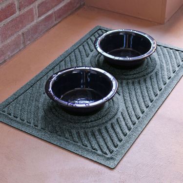 Waves Dog Bowl Pet Mat 27 x 18Image