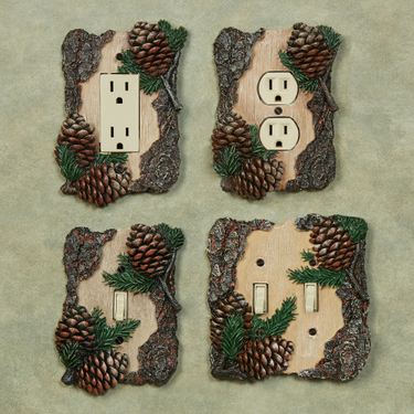 Whistling Pines Single Switch BrownImage
