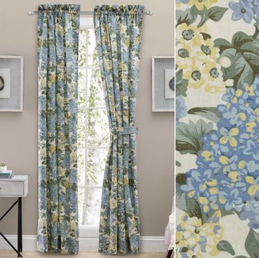 Floryn Curtain Pair BlueImage