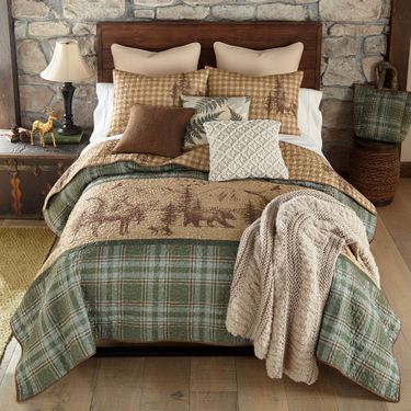 Spruce Trail Mini Quilt Set Multi WarmImage