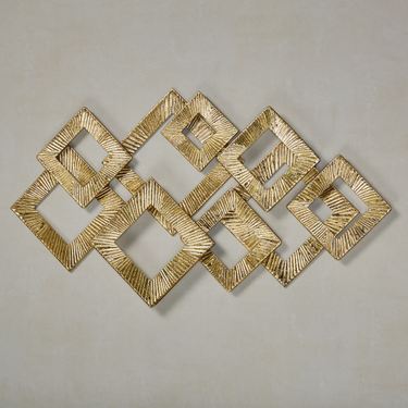Diamond Illusions Wall Art GoldImage
