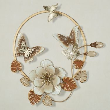 Floral Nouveau Wall Art Multi EarthImage