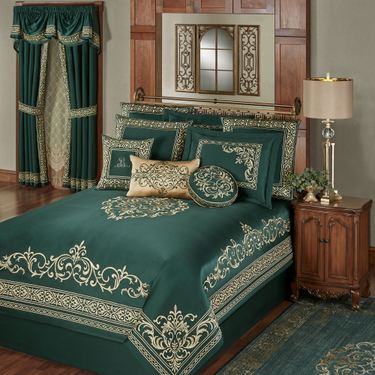 Balmoral Comforter Set Emerald GreenImage