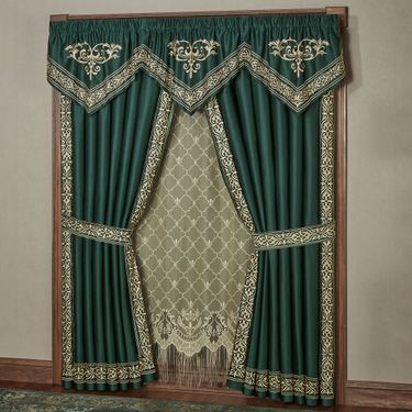 Balmoral Ascot Valance Emerald Green 32 x 22Image