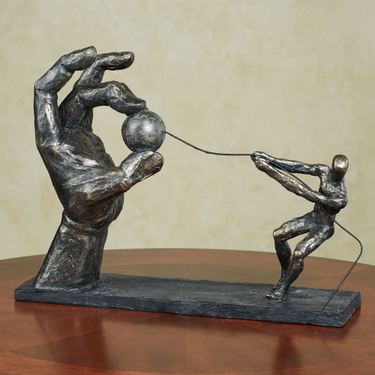 Lifes Struggle Table Sculpture BronzeImage