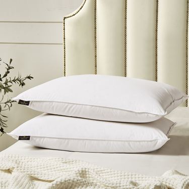 Farm to Home Organic Cotton Sleep Pillow Pair WhiteImage