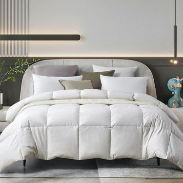 Farm to Home Organic Cotton Down Comforter WhiteImage