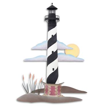 Cape Hatteras Lighthouse Wall Sculpture WhiteImage