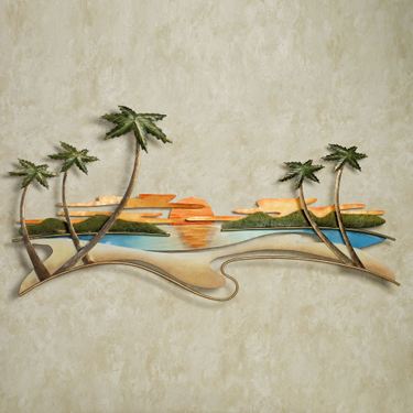 Evening Sunset Metal Wall Sculpture by JasonW Studios