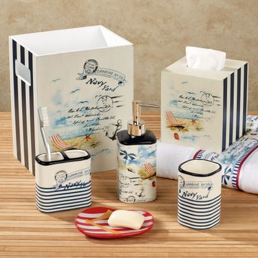 Rockaway Lotion Soap Dispenser NavyImage