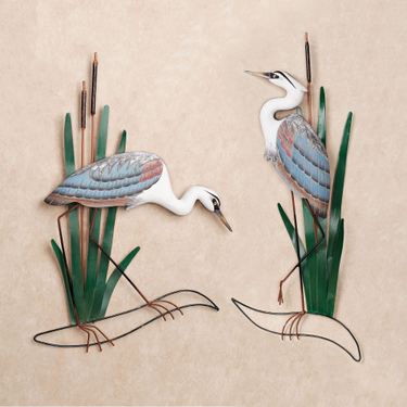 Blue Heron Wall Art Set Multi Cool Set of TwoImage