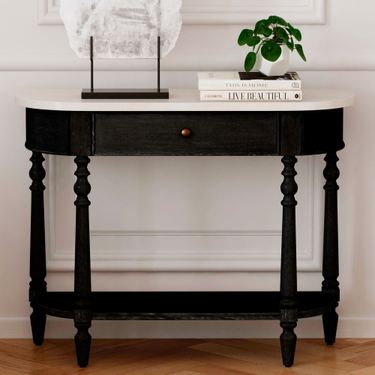 Brompton Console Table Antique BlackImage