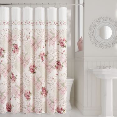 Bungalow Shower Curtain Pink 72 x 70Image
