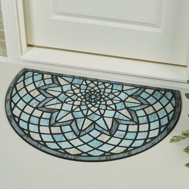 Kaleidoscope Slice Doormat Multi Cool 35 x 23Image