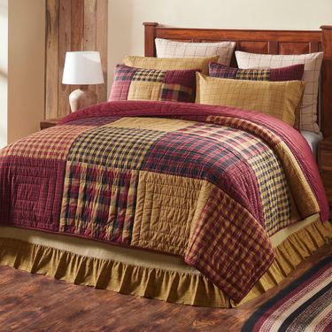 Connell Patchwork Quilt Multi WarmImage