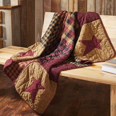 Connell Patchwork Throw Blanket Multi Warm 50 x 60Image