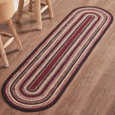 Connell Oval Rug Runner Dark Red 110 x 66 OvalImage