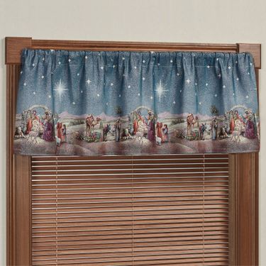 Midnight Clear Valance Multi Jewel 72 x 18Image