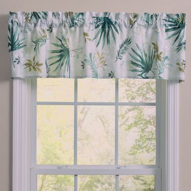 Rainforest Tailored Valance Green 60 x 14Image