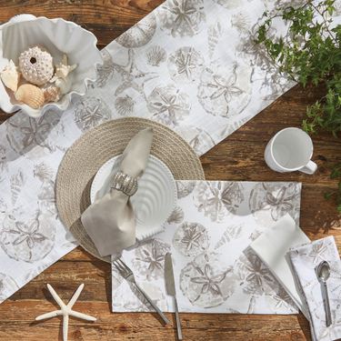 Beach Cove Table Runner Tan 14 x 54Image