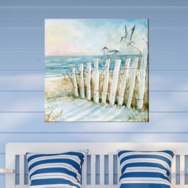 Birds Eye View No 3 Canvas Wall Art Multi CoolImage