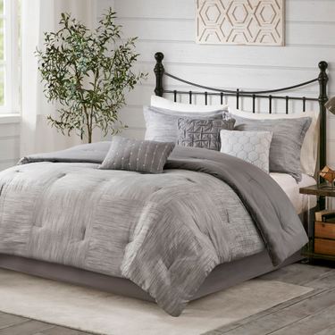 Walter Comforter Bed Set GrayImage