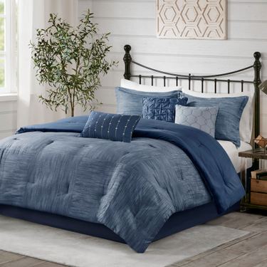 Walter Comforter Bed Set NavyImage