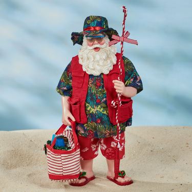 Hook Line and Santa Clothtique Figurine RedImage