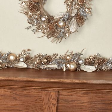 Elegant Holiday Garland Multi MetallicImage