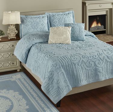 Lorenza Quilt Set BlueImage