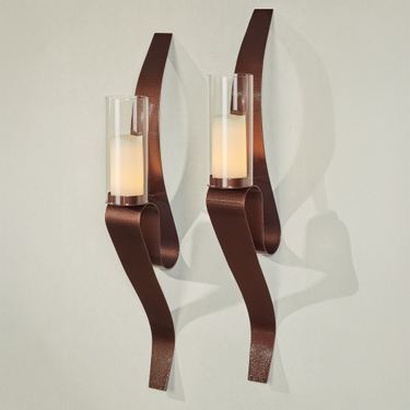 Harmony Wall Sconce Pair Antique CopperImage