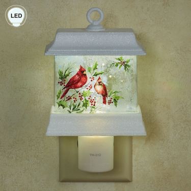 Cardinals Shimmer LED Nightlight WhiteImage