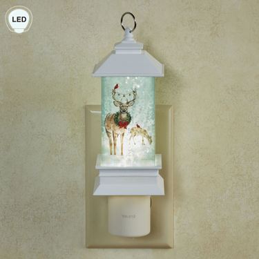 Deer Shimmer LED Nightlight WhiteImage