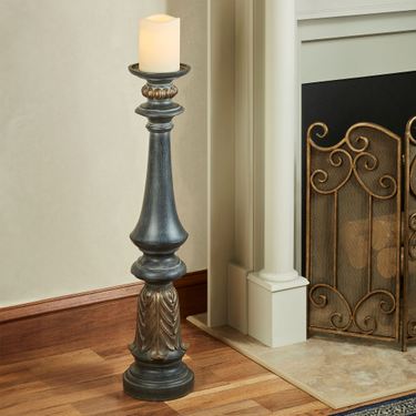 Aurora Floor Candleholder Antique BlackImage
