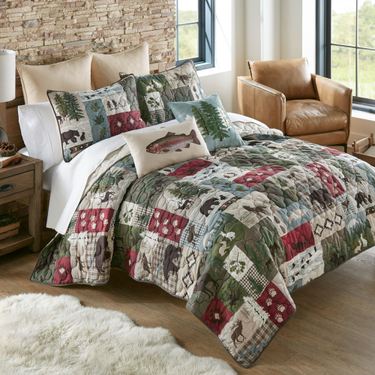 Montana Forest Mini Quilt Set Multi WarmImage