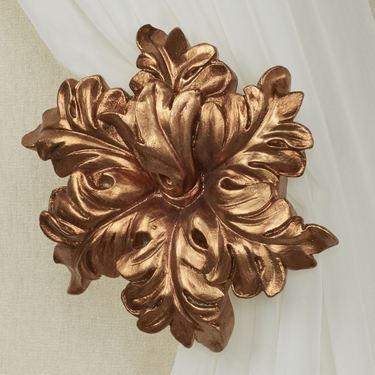 Vilayna Curtain Tieback Pair Aged GoldImage