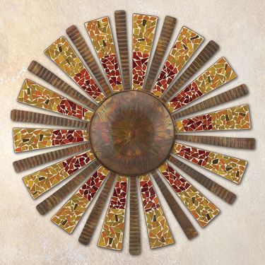 Terra Radiance Sun Wall Sculpture Multi EarthImage