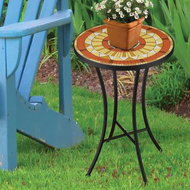 Starburst Outdoor Accent Table Multi EarthImage