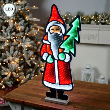 Santa LED Infinity Light RedImage