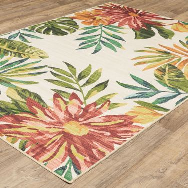 Peacon Rectangle Rug BeigeImage