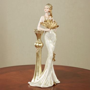 Fanning Grace Figurine Ivory/GoldImage