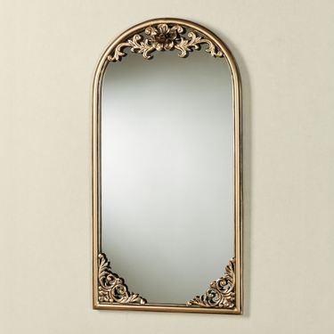 Rosetta Arched Wall Mirror Aged GoldImage